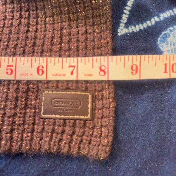 Coach Cashmere Blend Scarf - Picture 4 of 9